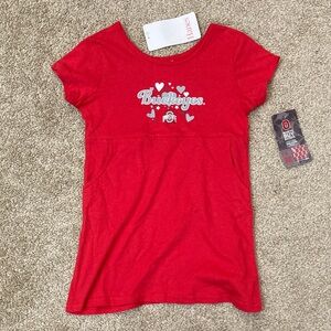 NWT Ohio State Buckeyes Girls' T Shirt Dress